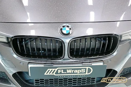 BMW 3시리즈(f30) 프론트 그릴 블랙 랩핑 - 플랩스(FL.WrapS)/ 하남랩핑, 미사랩핑, 남양주랩핑, BMW 랩핑전문 / 하남 천현동