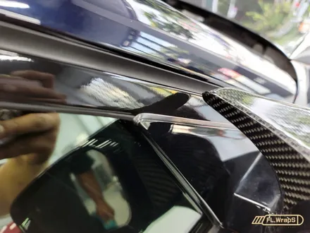 BMW G30 5시리즈 윈도우 라인 크롬죽이기 랩핑 - 하남 랩핑 / 미사 자동차랩핑 / 서울 송파구, 강동구 랩핑, PPF, 열차단 썬팅 시공점 추천 / 하남 플랩스 / 하남 천현동