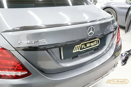 벤츠 C63s AMG 크롬죽이기 랩핑 - 플랩스(FL.WrapS) / 하남,미사랩핑, 크롬지우기랩핑 / 하남 천현동