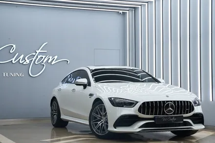 벤츠 gt43 amg 에이버리 화이트 펄 전체랩핑 + 크롬죽이기(랩핑) - 황실장 / 하남랩핑, 미사랩핑, 송파랩핑 / 하남 천현동