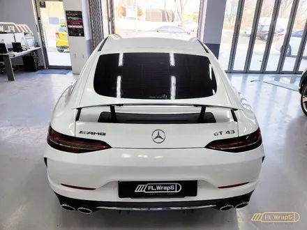 하남 플랩스 :: 벤츠 AMG GT43 4도어 전체랩핑 화이트 골드 스파클 - 서울 강동구, 송파구, 하남 미사 자동차 랩핑, 루프스킨, PPF, 썬팅 시공 전문점 / 하남 천현동