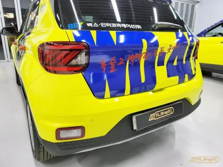 현대 베뉴 WD-40 광고 랩핑, 데칼 시공 - 서울 송파랩핑, 강동구랩핑, 하남 미사 랩핑 시공점 추천 / 양평, 남양주 자동차 랩핑, PPF :: 하남 플랩스 / 하남 천현동