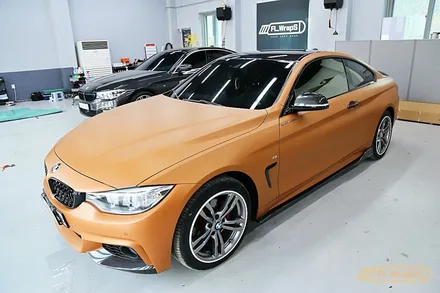 BMW 420d 그란쿠페 매트 코퍼 메탈릭 랩핑 - 플랩스(FL.Wraps)/ 하남랩핑, 미사랩핑, 성남, 경기광주 랩핑 / 하남 천현동