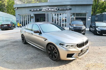 BMW M5(f90) 블락포디 블랙크롬 썬팅 / 부분 PPF 재시공 - 플랩스(FL.WrapS)/ 하남썬팅, 미사썬팅, 강동구PPF / 하남 천현동