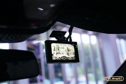 BMW 5시리즈(g30) 블락포디 스카이블루 썬팅 / 카본스포일러 장착 - 플랩스(FL.WrapS)/ 하남썬팅, 미사썬팅, BMW 바디킷전문 / 하남 천현동