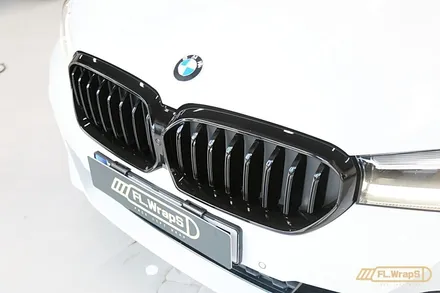 BMW 5시리즈(g30) 그릴교체, 크롬죽이기, 실내랩핑 - 플랩스(FL.WrapS)/ 하남랩핑, 미사랩핑, 남양주, 구리왕숙랩핑 / 하남 천현동