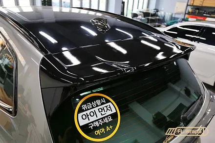 BMW X3M 윈드실드 재시공 / 루프스포일러 랩핑 - 플랩스(FL.WrapS)/하남미사 랩핑, 전면유리 보호필름 시공 / 하남 천현동