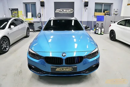 BMW 420d 그란쿠페 블랙카본 루프스킨 - 플랩스(FL.WrapS) / 하남,미사랩핑, 강동, 송파 랩핑/루프스킨 추천 / 하남 천현동