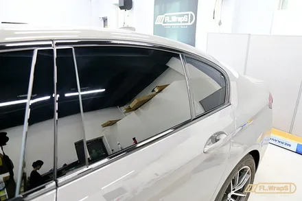 BMW 5시리즈(g30) 크롬죽이기, 그릴 교체 - 플랩스(FL.WrapS)/ 하남랩핑, 미사랩핑, 성남, 위례 크롬지우기 랩핑 / 하남 천현동