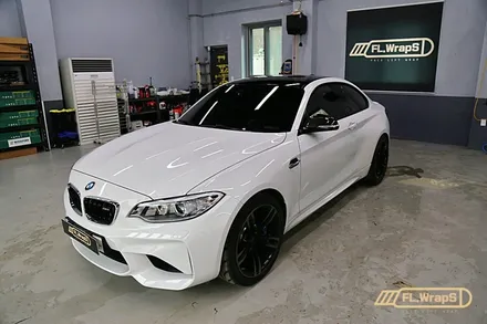 BMW M2 블랙 PPF 루프스킨 / 사이드미러 카본 랩핑 - 플랩스(FL.WrapS)/ 하남랩핑, 미사ppf, 신차출고패키지 전문 / 하남 천현동