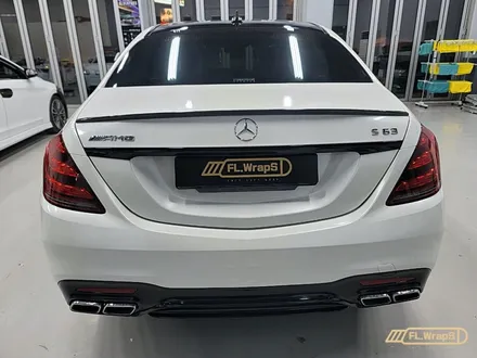 벤츠 S63 AMG 화이트펄 전체랩핑 / 크롬죽이기 랩핑 - 플랩스(FL.WrapS) / 하남랩핑 /미사랩핑 / 위례,남양주 랩핑 / 하남 천현동