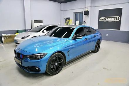 BMW 420d 그란쿠페 블랙카본 루프스킨 - 플랩스(FL.WrapS) / 하남,미사랩핑, 강동, 송파 랩핑/루프스킨 추천 / 하남 천현동