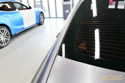 벤츠 S350d 사틴그레이 전체랩핑/ 블락포디 비바 바이올렛 열차단썬팅 - 플랩스(FL.WrapS) / 하남,미사 전체랩핑/열차단썬팅, 강동/송파 랩핑 / 하남 천현동