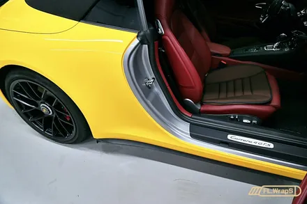 포르쉐 911 카레라 4 GTS 카브리올레 3M선플라워 전체랩핑 - 플랩스(FL.WrapS) / 하남랩핑, 미사랩핑, 위례,남양주 랩핑, 강동구랩핑 / 하남 천현동