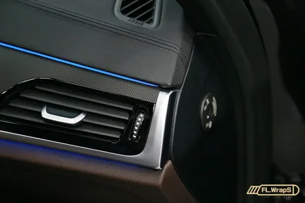 BMW 5시리즈(g30) 매트릭스 블랙 실내 랩핑(MX12) - 플랩스(FL.WrapS)/ 하남랩핑, 미사랩핑, 하남 실내랩핑, 강동구랩핑 / 하남 천현동