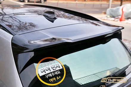 BMW X3M 윈드실드 재시공 / 루프스포일러 랩핑 - 플랩스(FL.WrapS)/하남미사 랩핑, 전면유리 보호필름 시공 / 하남 천현동
