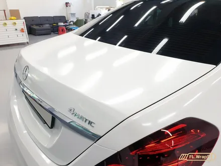 벤츠 S클래스 S350d 다이아몬드 화이트 전체랩핑 - 하남 랩핑 / 강동구, 송파구 자동차 PPF, 열차단 썬팅 시공점 추천 / 하남 플랩스 / 하남 천현동
