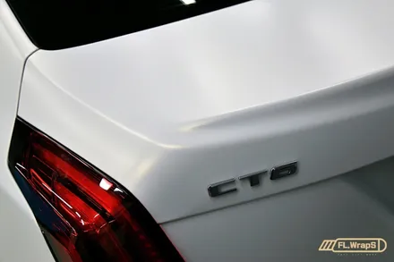 캐딜락 CT6 프로즌바닐라 전체랩핑 / 휠도색/ 크롬죽이기/ 전면썬팅 재시공 - 플랩스(FL.WrapS)/ 하남 미사 랩핑, 남양주 자동차랩핑 / 하남 천현동