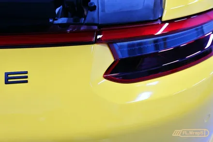 포르쉐 911 카레라 4 GTS 카브리올레 3M선플라워 전체랩핑 - 플랩스(FL.WrapS) / 하남랩핑, 미사랩핑, 위례,남양주 랩핑, 강동구랩핑 / 하남 천현동
