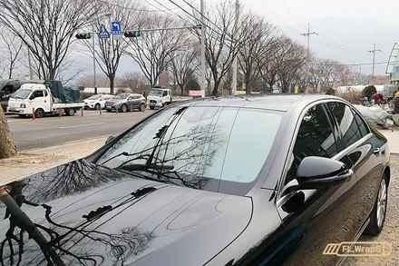 메르세데스 벤츠 E300 블락포디 블랙크롬 썬팅 - 플랩스(FL.WrapS) / 하남, 미사 열차단썬팅, 위례, 강동, 송파 썬팅 추천 / 하남 천현동