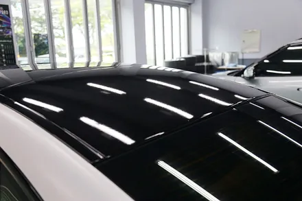 벤츠 e220d 쿠페 사틴 고스트펄 전체랩핑 - 플랩스(FL.WrapS)/ 하남랩핑, 미사랩핑, 자동차랩핑 전문 / 하남 천현동