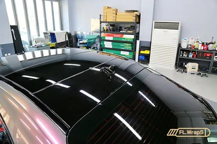 벤츠 S350d 그레이팬텀 전체랩핑 + 블랙PPF 루프스킨 - 플랩스(FL.WrapS)/ 하남랩핑, 미사랩핑, 송파 자동차 랩핑 전문 추천 / 하남 천현동