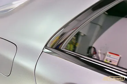 벤츠 S350d 사틴그레이 전체랩핑/ 블락포디 비바 바이올렛 열차단썬팅 - 플랩스(FL.WrapS) / 하남,미사 전체랩핑/열차단썬팅, 강동/송파 랩핑 / 하남 천현동
