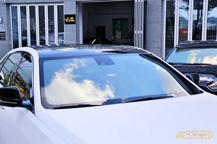 캐딜락 CT6 프로즌바닐라 전체랩핑 / 휠도색/ 크롬죽이기/ 전면썬팅 재시공 - 플랩스(FL.WrapS)/ 하남 미사 랩핑, 남양주 자동차랩핑 / 하남 천현동