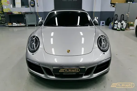 포르쉐 911 카레라 4 GTS 카브리올레 3M선플라워 전체랩핑 - 플랩스(FL.WrapS) / 하남랩핑, 미사랩핑, 위례,남양주 랩핑, 강동구랩핑 / 하남 천현동