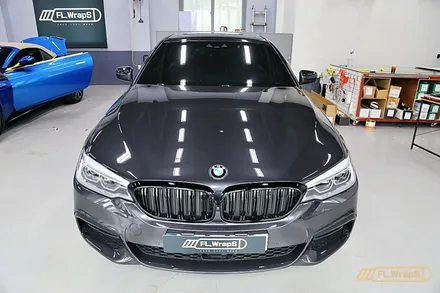 BMW 5시리즈(g30) 크롬죽이기 랩핑/ 생활보호 PPF, 스피커 엠비언트 작업 - 플랩스/하남랩핑, 미사랩핑PPF / 하남 천현동