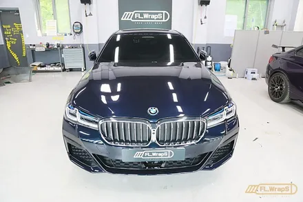 BMW 5시리즈(g30) 부분 ppf 시공 - 플랩스(FL.WrapS)/ 하남ppf, 미사ppf, 본넷ppf, 라이트ppf 시공 / 하남 천현동