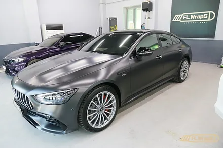 벤츠 GT 43 AMG 전체 무광 PPF 시공 - 플랩스(FL.WrapS)/ 하남ppf, 미사ppf, 위례ppf, 강동구ppf / 하남 천현동