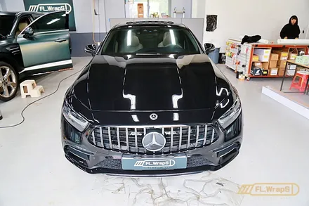 벤츠 CLS 사이드스텝 크롬 포인트랩핑 - 플랩스(FL.WrapS)/ 하남랩핑, 미사랩핑, 경기광주, 남양주 자동차 랩핑 / 하남 천현동