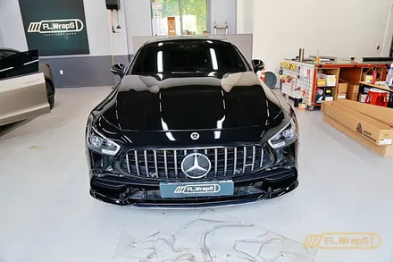 벤츠 GT 43 AMG 실내 카본랩핑 - 플랩스(FL.WrapS)/ 하남랩핑, 미사랩핑, 실내랩핑, 유광카본랩핑 / 하남 천현동