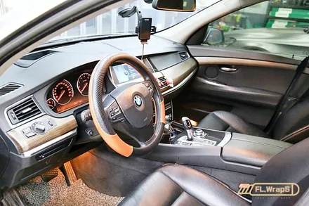 BMW 5GT 실내 카본랩핑 - 플랩스(FL.WrapS)/ 하남랩핑, 미사랩핑, BMW실내카본랩핑, 자동차랩핑 추천 / 하남 천현동