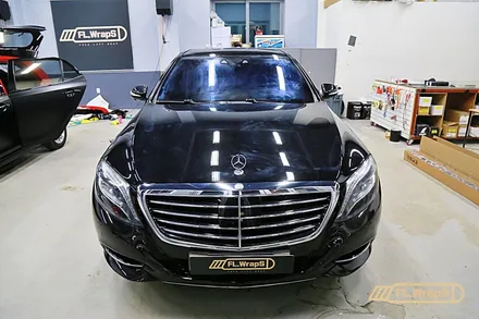 벤츠 S500 전면유리 썬팅 재시공 - 플랩스(FL.WrapS)/ 하남썬팅, 미사썬팅, 경기광주썬팅, 신차출고패키지 전문 / 하남 천현동