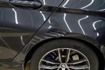 BMW 520i 사틴블랙 전체랩핑 - 하남랩핑, 미사랩핑, 송파, 남양주 자동차 랩핑 시공 전문 / 하남 천현동