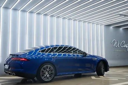벤츠 gt43 amg 에이버리 화이트 펄 전체랩핑 + 크롬죽이기(랩핑) - 황실장 / 하남랩핑, 미사랩핑, 송파랩핑 / 하남 천현동