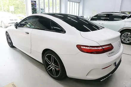 벤츠 e220d 쿠페 사틴 고스트펄 전체랩핑 - 플랩스(FL.WrapS)/ 하남랩핑, 미사랩핑, 자동차랩핑 전문 / 하남 천현동