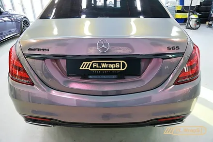 벤츠 S350d 그레이팬텀 전체랩핑 + 블랙PPF 루프스킨 - 플랩스(FL.WrapS)/ 하남랩핑, 미사랩핑, 송파 자동차 랩핑 전문 추천 / 하남 천현동