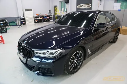 BMW 5시리즈(g30) 실내 카본랩핑, 회오리스피커 교체, 카본스포일러 장착, 그릴교체 - 플랩스(FL.WrapS)/ 하남랩핑, 미사랩핑 / 하남 천현동