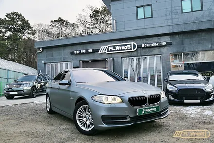 BMW 520d(f10) 매트 메탈릭 전체랩핑 / 블락포디 비바 바이올렛 열차단썬팅 - 플랩스(FL.WrapS) / 하남, 미사 전체랩핑/ 열차단썬팅 / 하남 천현동