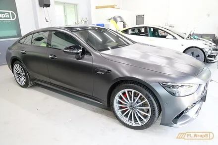벤츠 GT 43 AMG 전체 무광 PPF 시공 - 플랩스(FL.WrapS)/ 하남ppf, 미사ppf, 위례ppf, 강동구ppf / 하남 천현동