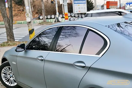 BMW 520d(f10) 매트 메탈릭 전체랩핑 / 블락포디 비바 바이올렛 열차단썬팅 - 플랩스(FL.WrapS) / 하남, 미사 전체랩핑/ 열차단썬팅 / 하남 천현동