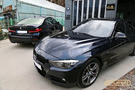 BMW 3시리즈 미드나잇 블루 전체랩핑 - 플랩스(FL.WrapS)/하남랩핑, 미사랩핑, 경기광주, 송파 자동차 랩핑 전문 / 하남 천현동