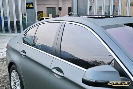 BMW 520d(f10) 매트 메탈릭 전체랩핑 / 블락포디 비바 바이올렛 열차단썬팅 - 플랩스(FL.WrapS) / 하남, 미사 전체랩핑/ 열차단썬팅 / 하남 천현동