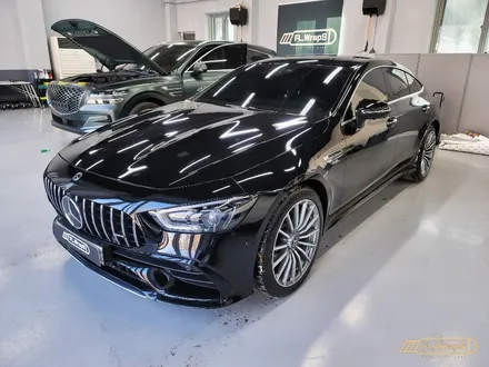하남 플랩스 :: 벤츠 AMG GT43 4도어 전체랩핑 화이트 골드 스파클 - 서울 강동구, 송파구, 하남 미사 자동차 랩핑, 루프스킨, PPF, 썬팅 시공 전문점 / 하남 천현동