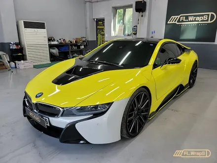 BMW i8 루시드옐로우 랩핑 - 미사랩핑/하남랩핑/위례랩핑/플랩스(FL.WrapS) / 하남 천현동