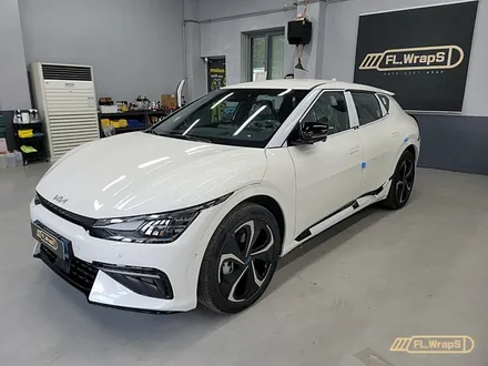 기아 EV6 GT Line 에이버리 에너제틱 옐로루 전체랩핑 & 블락포디 샴페인골드 열차단썬팅 - 플랩스(FL.WrapS) / 하남 썬팅 / 하남랩핑 / 하남 천현동