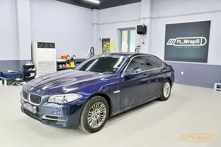 BMW 520d(f10) 매트 메탈릭 전체랩핑 / 블락포디 비바 바이올렛 열차단썬팅 - 플랩스(FL.WrapS) / 하남, 미사 전체랩핑/ 열차단썬팅 / 하남 천현동